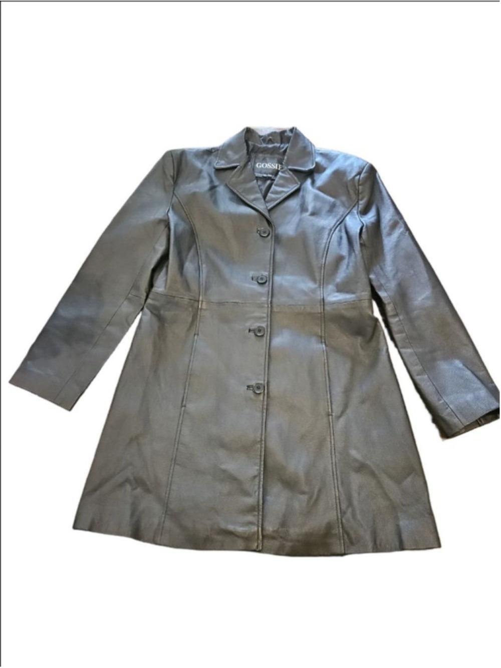 Women's GOSSIP Black Leather Jacket, Like New, Fits Like a Large